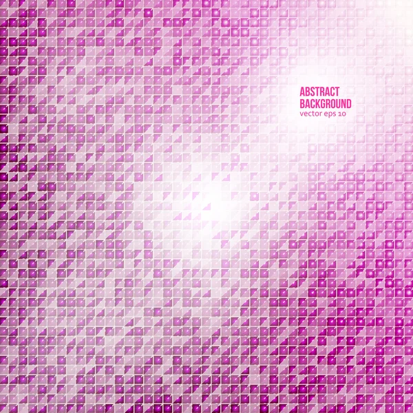 Vector abstrakt bakgrund. triangeln och rosa — Stock vektor