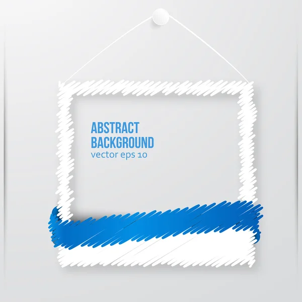 Vector foto frame banner. Vectorillustratie. — Stockvector