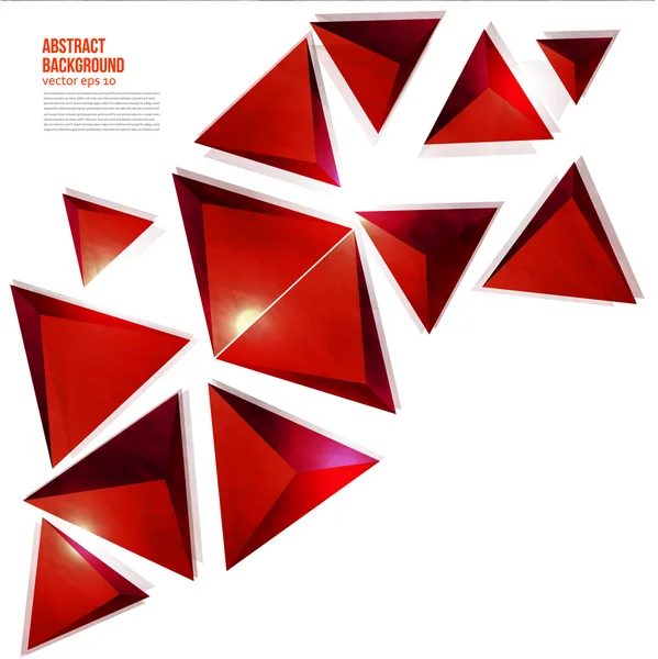 Vector rutor. Abstrakt bakgrund röd — Stock vektor