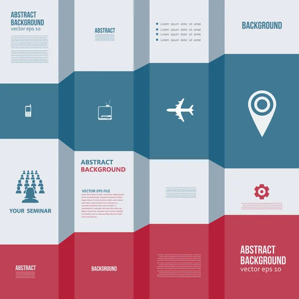 Infografías vectoriales. Tarjeta de fondo abstracta — Archivo Imágenes Vectoriales