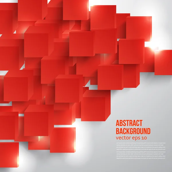 Vector plein. Abstracte achtergrond kaart rood. — Stockvector