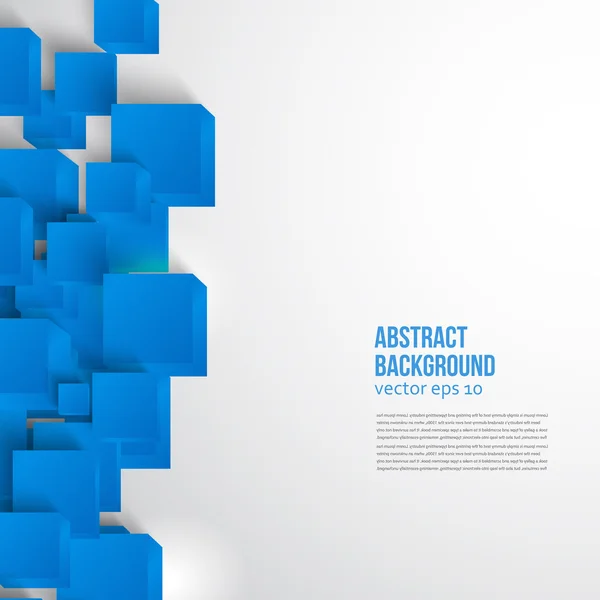 Vector plein. Abstracte achtergrond kaart blauw. — Stockvector