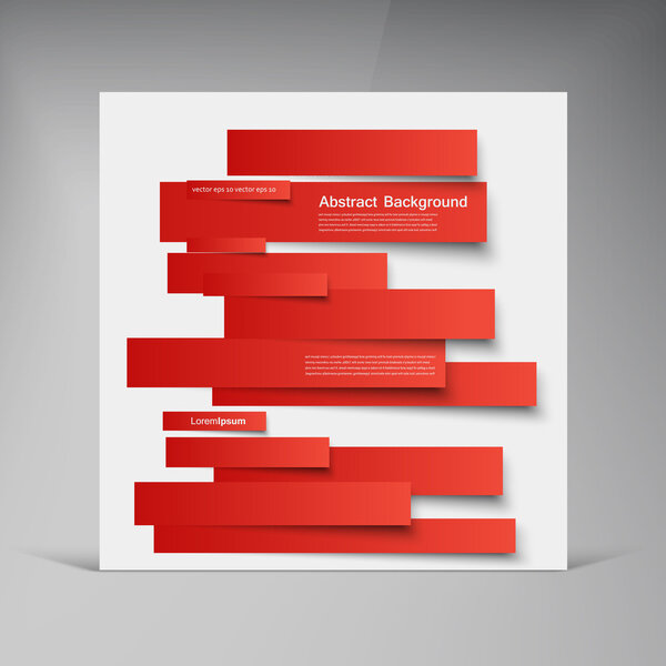 Vector  design. Abstract lines brochure card
