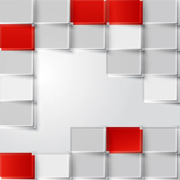Vektor-Farbquadrate. Abstrakter Hintergrund — Stockvektor