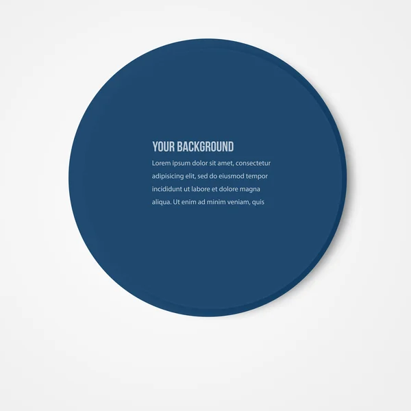 Plantilla de círculos de infografía vectorial. diseño — Vector de stock