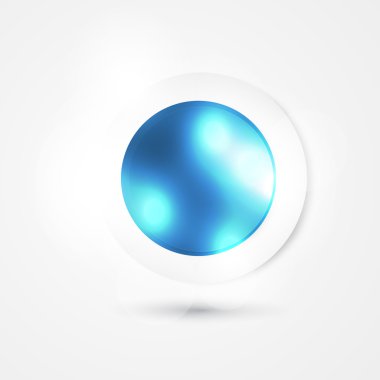 Vektör soyut daireler şablonu. Nesne web