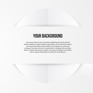 Vektör soyut daireler şablonu. Web Tasarım