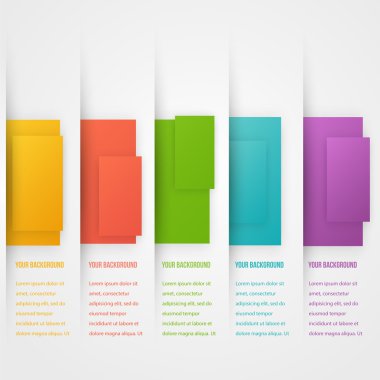 Soyut üçgen şablon afiş. Renk kümesi