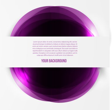 Vektör soyut daireler şablonu. Nesne web