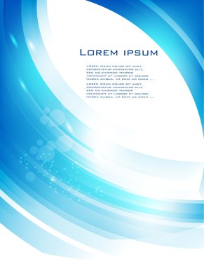 Vektör mavi çiçek vektör kartı ve bırak