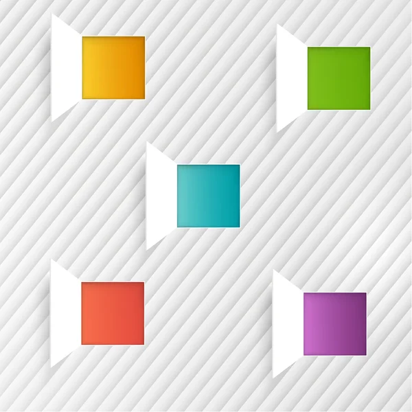 Vector background squares. Set web design — Stock Vector