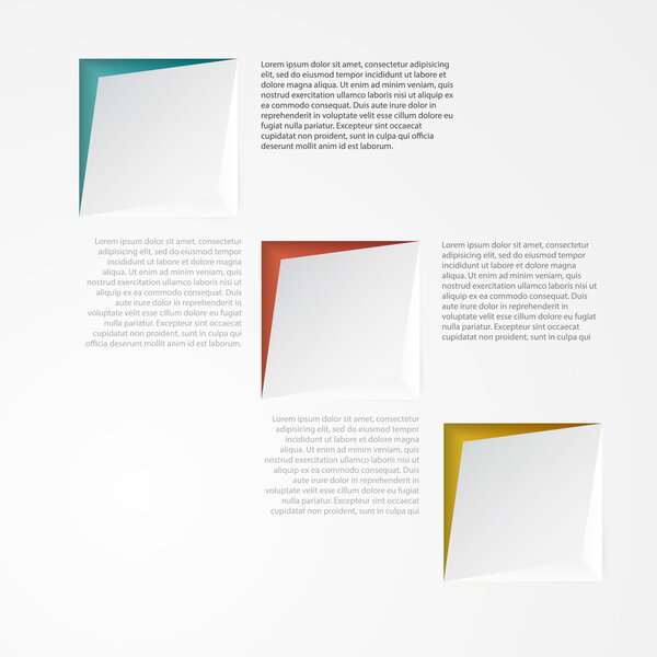 Векторные 3D баннеры и квадраты. Дизайн
