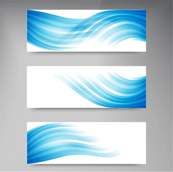 Set of modern vector banners with — Stock Vector