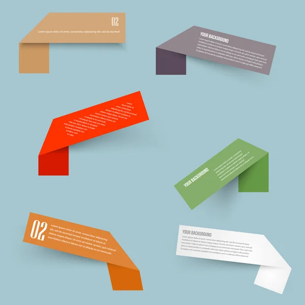 Set of blank rectangle labels. acute corners Stock Vector Image by