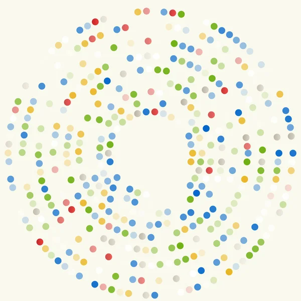 Векторний фон з кольоровими точками . — стоковий вектор