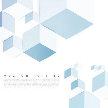 gri küpleri soyut geometrik şekil vektör.