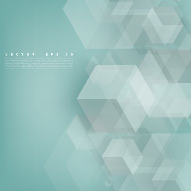 gri küpleri soyut geometrik şekil vektör.