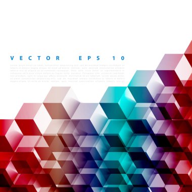 gri küpleri soyut geometrik şekil vektör.