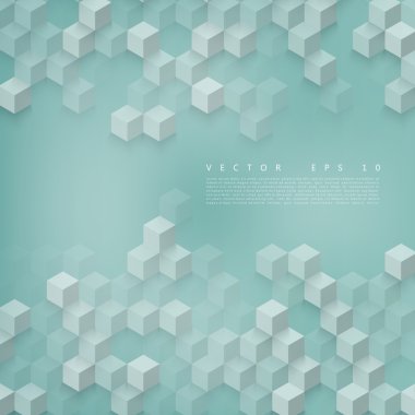 gri küpleri soyut geometrik şekil vektör.