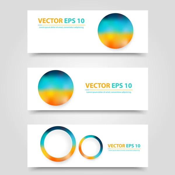 Flyer template header design. — Stock Vector