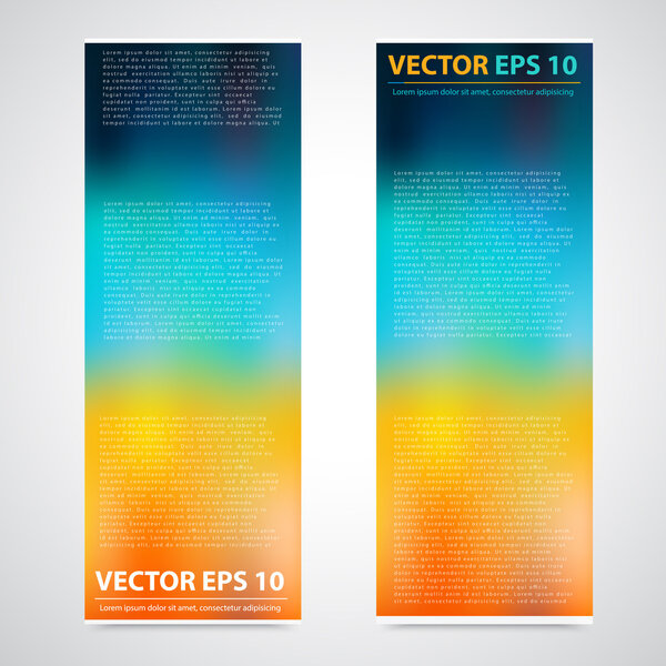 Flyer template header design.