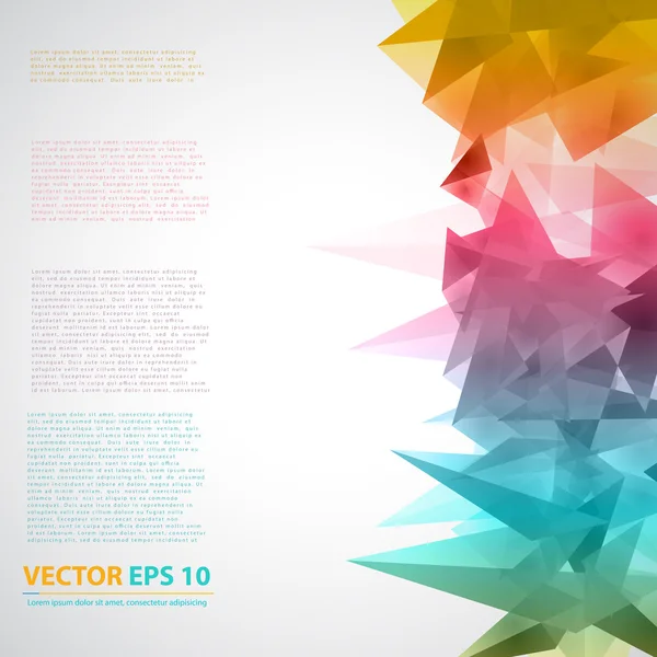 Vector driehoeken patroon achtergrond. — Stockvector