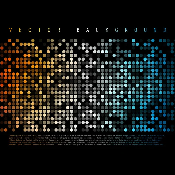 ベクトル抽象的なカラフルな背景。カラー サークル — ストックベクタ