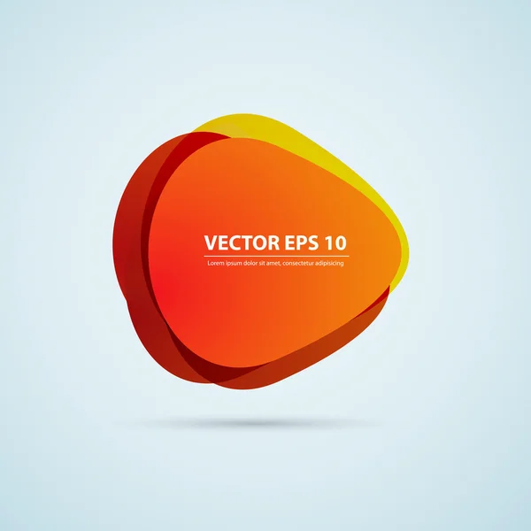 Vecteur couleur fond cercles abstraits . — Image vectorielle