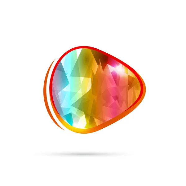Vecteur couleur fond cercles abstraits . — Image vectorielle