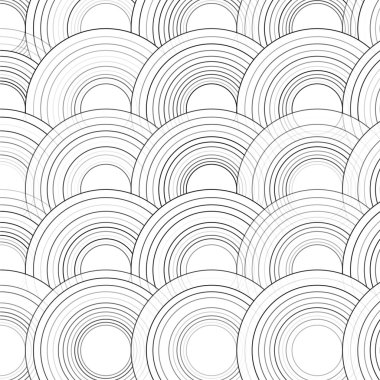 Vektör soyut çekilmiş renkli daireler arka plan.