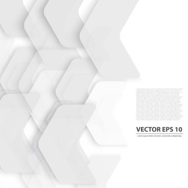 Vektör soyut geometrik şekil gri