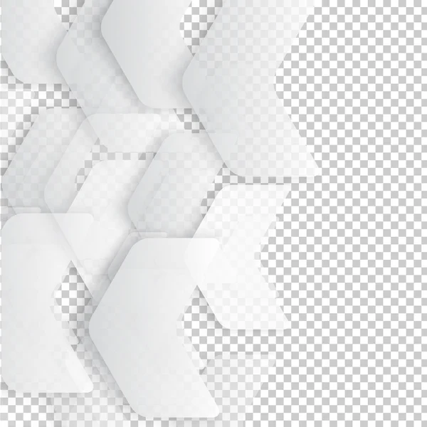 Vector abstracte geometrische vorm van grijs — Stockvector