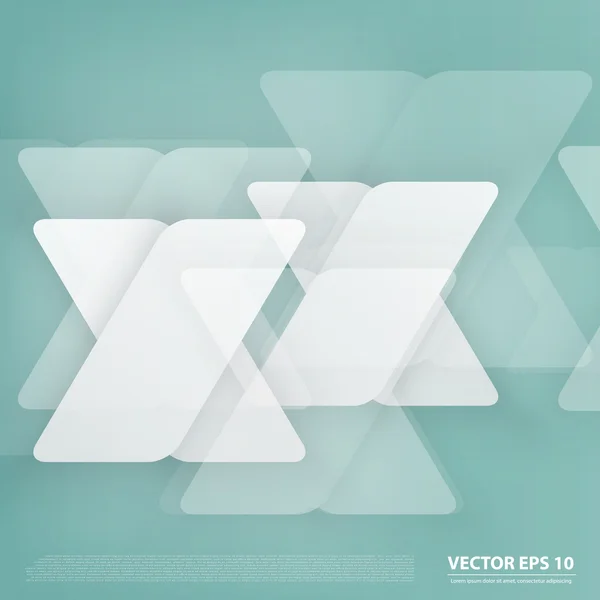 Vektor design med trianglar på grå — Stock vektor