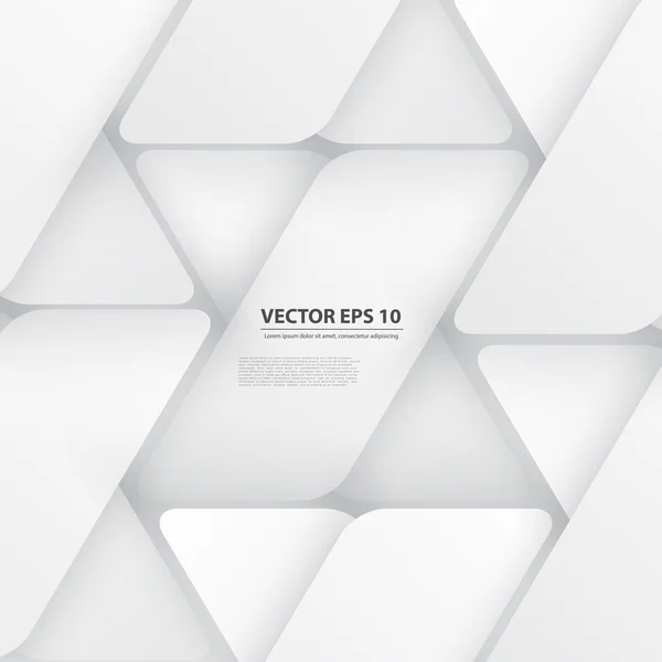 Vector design with triangles on the grey — Stock Vector