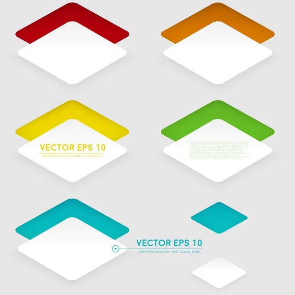 Rombo di design vettoriale sul colore — Vettoriale Stock