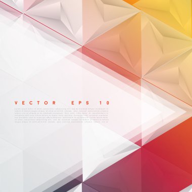 arka plan soyut çokgen üçgenler vektör.