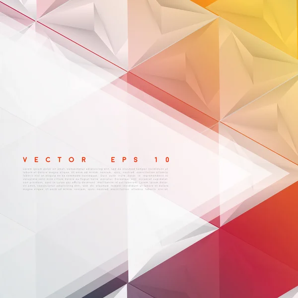 Fondo vectorial triángulos poligonales abstractos . — Vector de stock