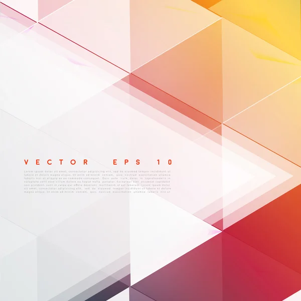 Fond vectoriel abstrait polygone triangles . — Image vectorielle