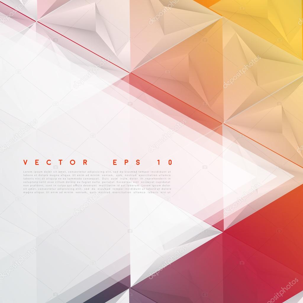 Vector background abstract polygon triangles.