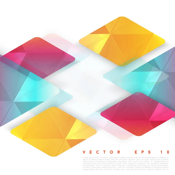 Diseño vectorial rombo — Vector de stock