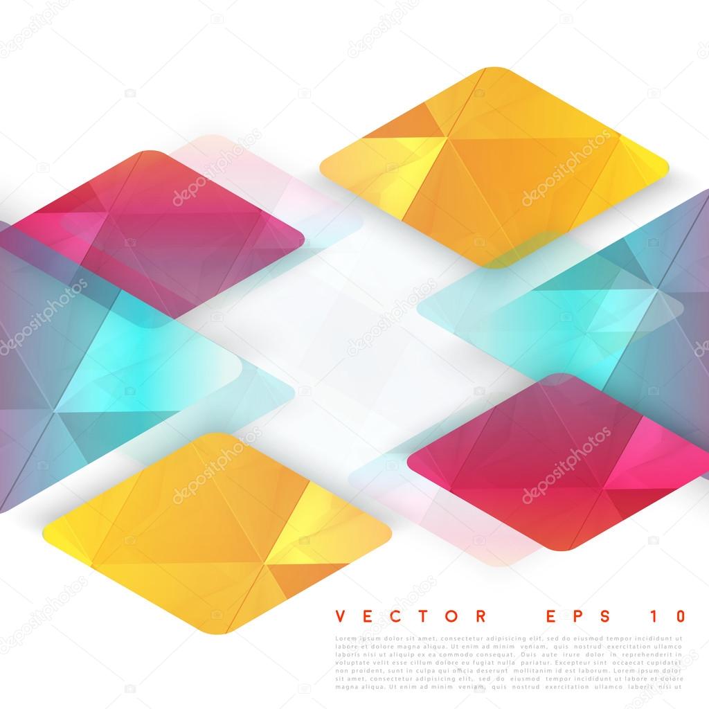 Vector design rhombus