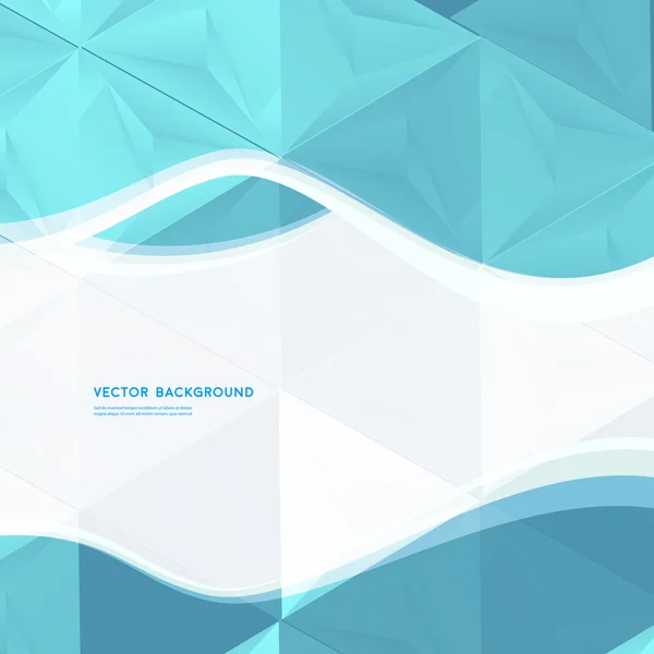 Vector abstracto fondo azul . — Vector de stock