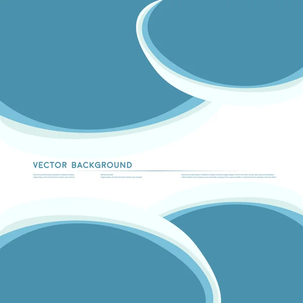 Vector abstracto fondo azul . — Vector de stock