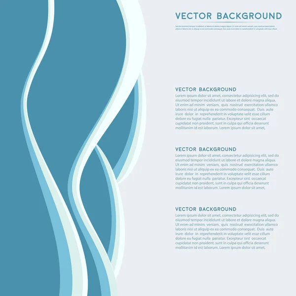 Vector abstracte blauwe achtergrond. — Stockvector