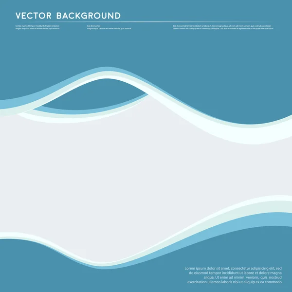 Vector abstracte blauwe achtergrond. — Stockvector