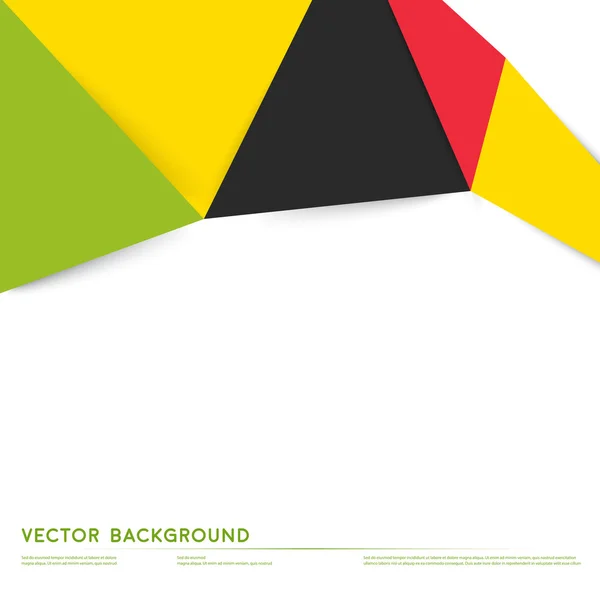 Vector background abstract polygon triangles. — Stock Vector