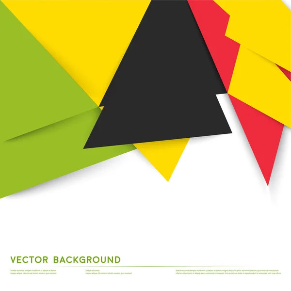 Vector achtergrond abstracte veelhoek driehoeken. — Stockvector