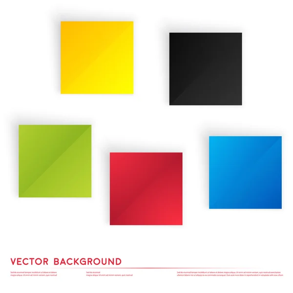 Vector Forme géométrique abstraite à partir de cubes de couleur . — Image vectorielle