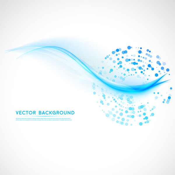 Vector abstract background design wavy.