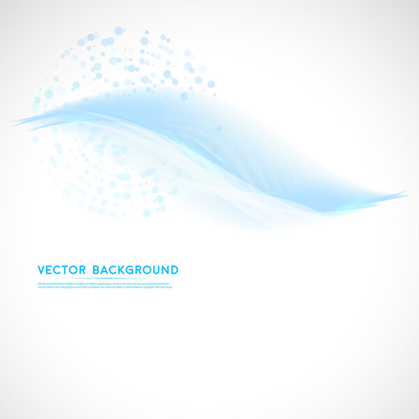 Vector abstract background design wavy.